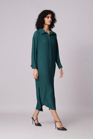 Catherine Shirt Dress - Teal