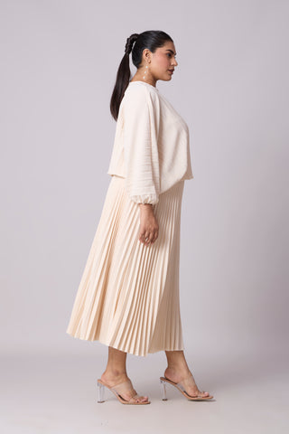 Arianna Skirt Set - Cream