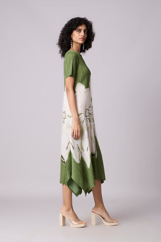 Vittoria Dress - Basil Green