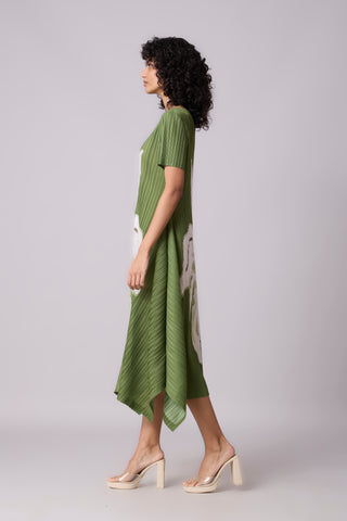 Vittoria Dress - Basil Green