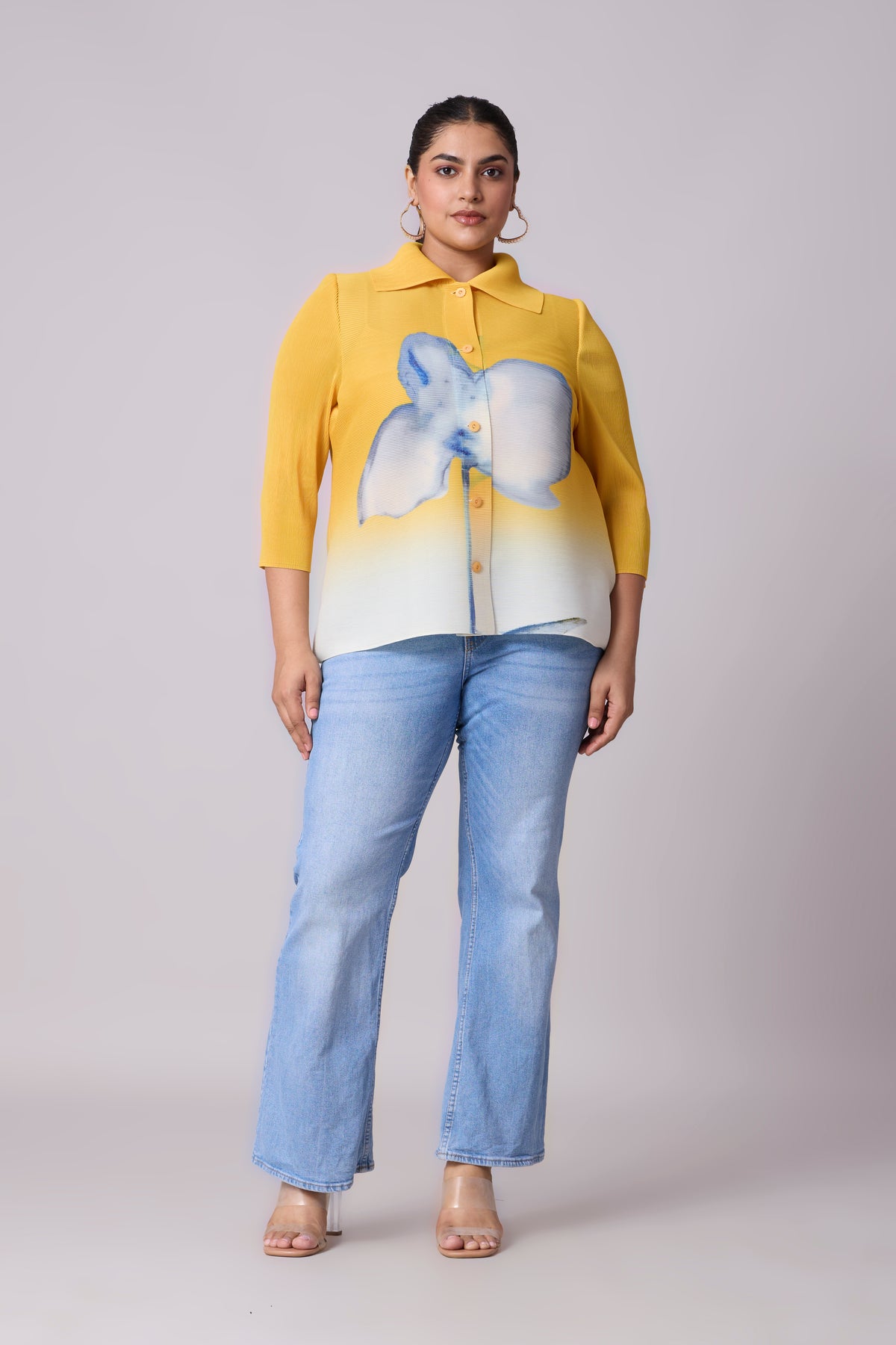 Edith Floral Shirt - Yellow