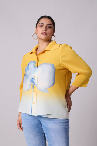 Edith Floral Shirt - Yellow