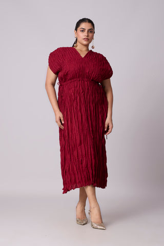 Ember Dress - Maroon