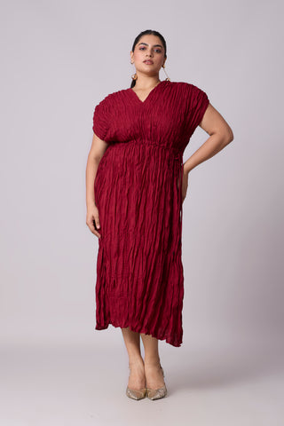 Ember Dress - Maroon