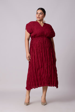 Ember Dress - Maroon