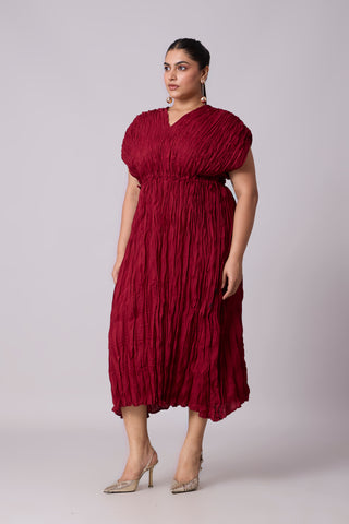 Ember Dress - Maroon