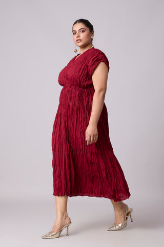 Ember Dress - Maroon