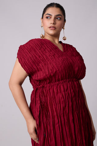 Ember Dress - Maroon