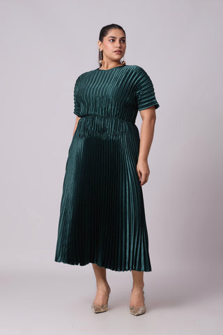 Ivana Dress - Teal Green