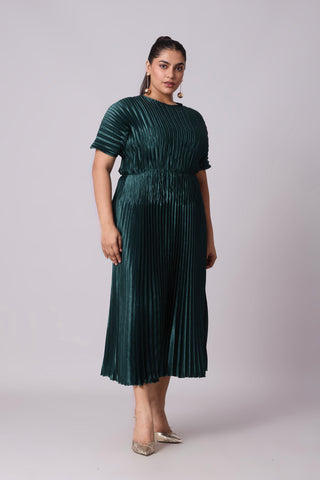 Ivana Dress - Teal Green