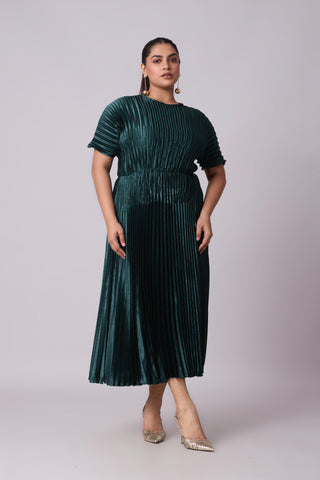 Ivana Dress - Teal Green