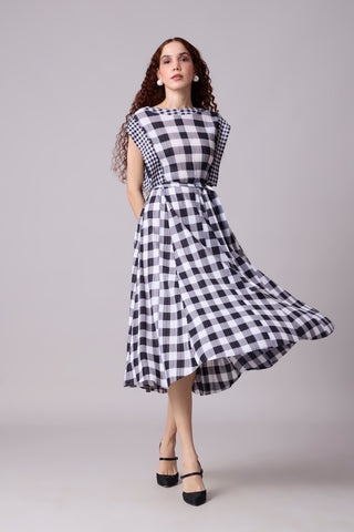 Neve Dress - Monochrome