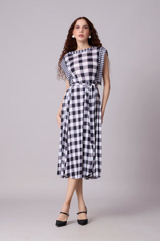 Neve Dress - Monochrome