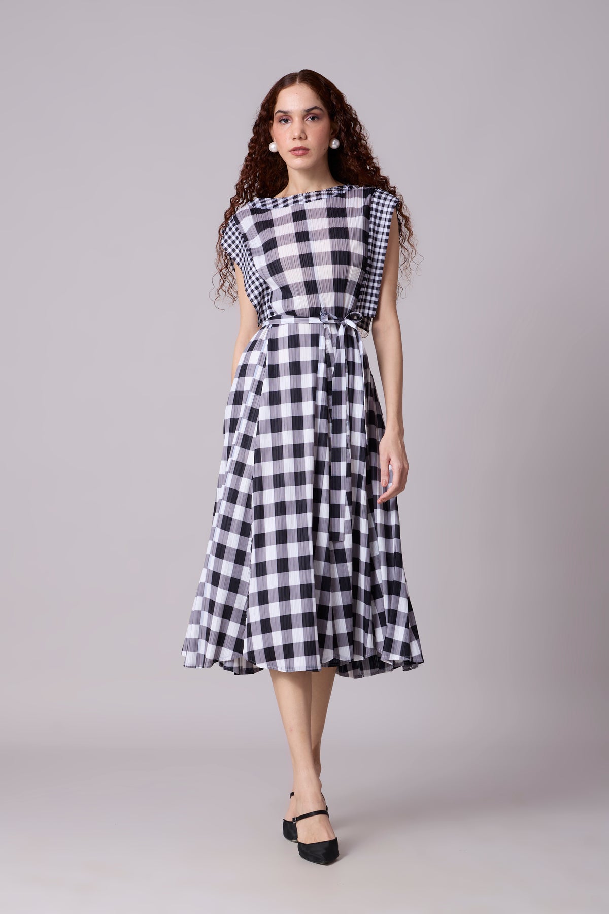 Neve Dress - Monochrome