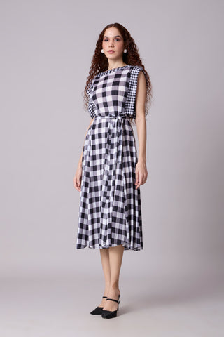 Neve Dress - Monochrome