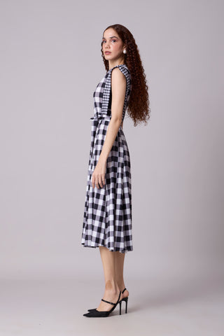 Neve Dress - Monochrome