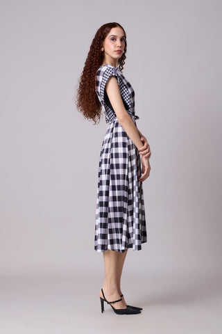 Neve Dress - Monochrome