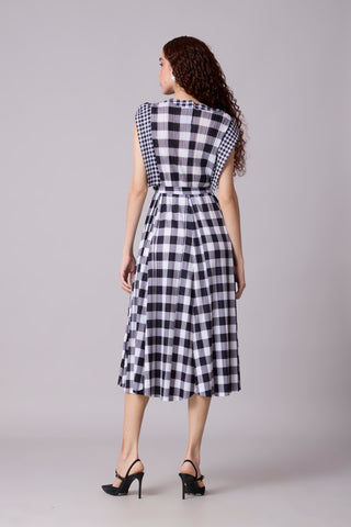 Neve Dress - Monochrome