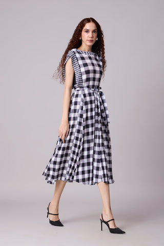 Neve Dress - Monochrome