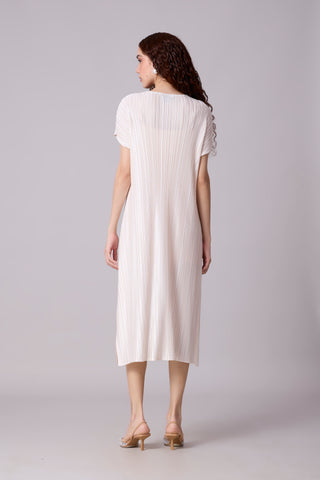 Dahlia Satin Dress - Ivory