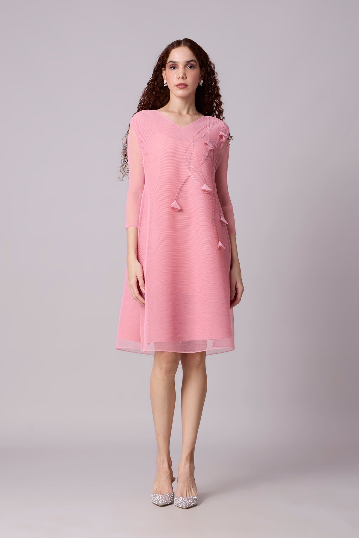 Elena Dress - Pink