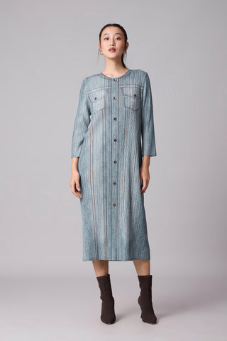 Arizona Shift Dress - Denim Wash Blue