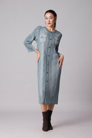 Arizona Shift Dress - Denim Wash Blue