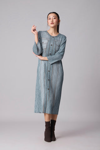 Arizona Shift Dress - Denim Wash Blue