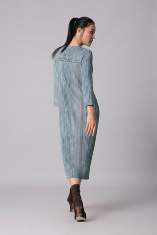 Arizona Shift Dress - Denim Wash Blue