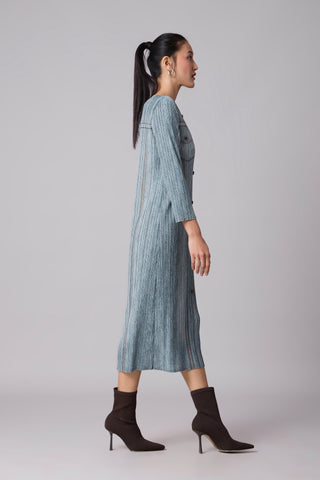 Arizona Shift Dress - Denim Wash Blue