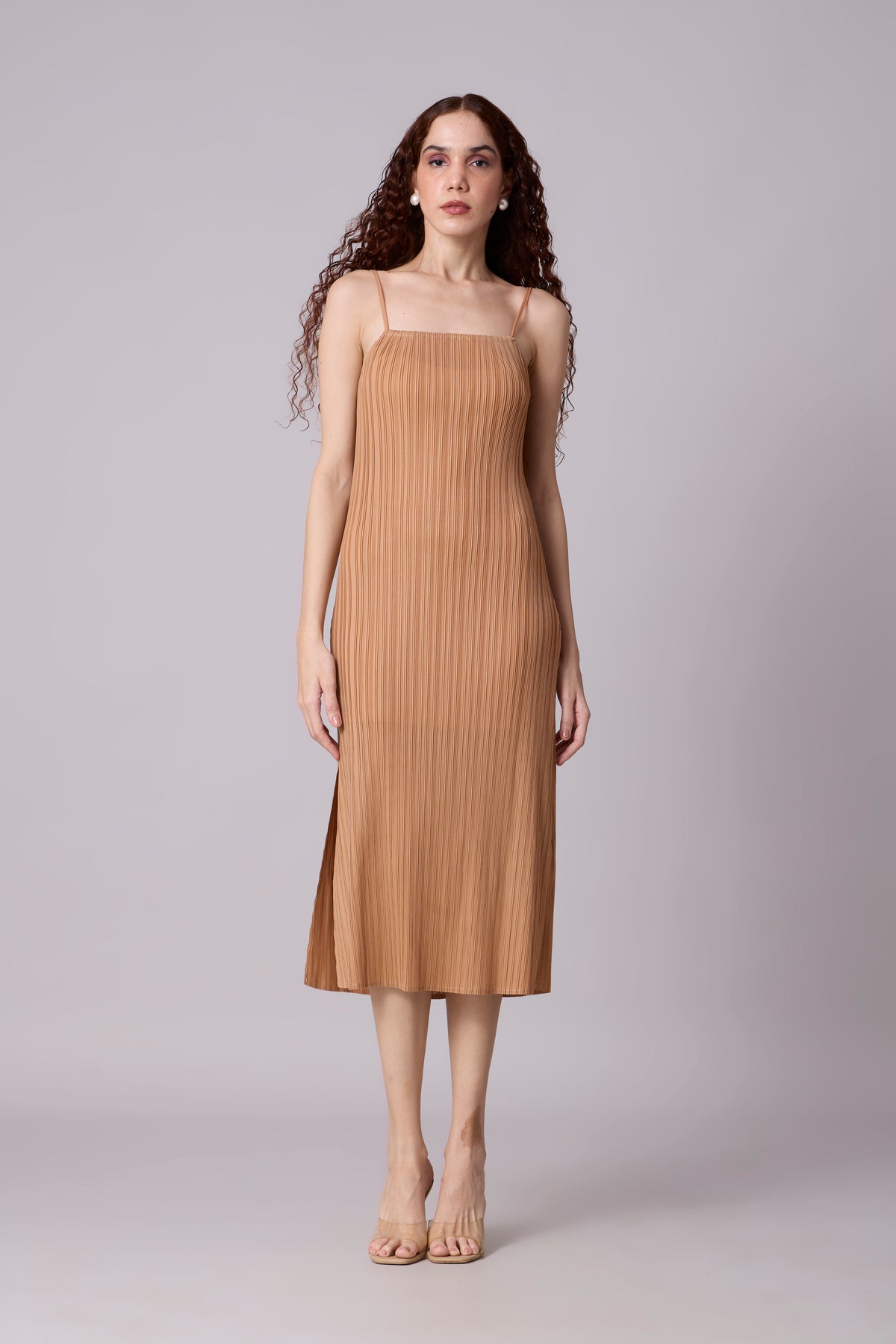 Olivia Slip Dress - Mocha