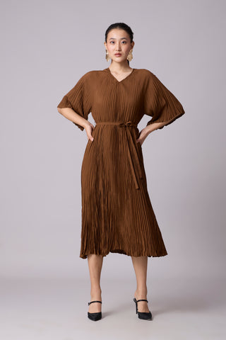 Adelina Dress - Brown