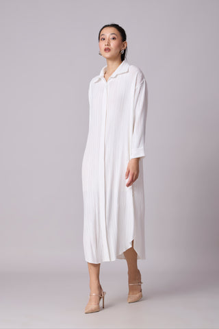 Catherine Shirt Dress - White