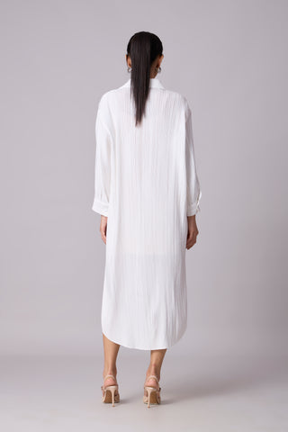 Catherine Shirt Dress - White