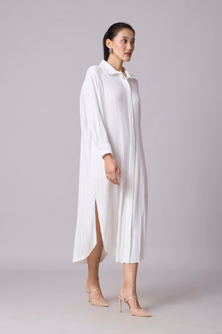 Catherine Shirt Dress - White