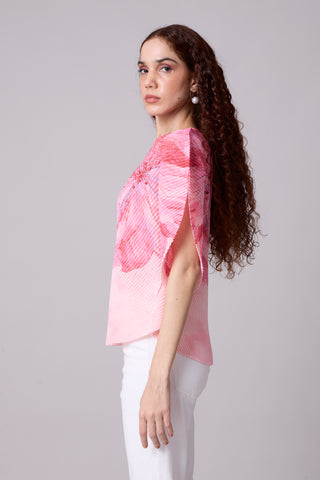 Darell Floral Top - Pink