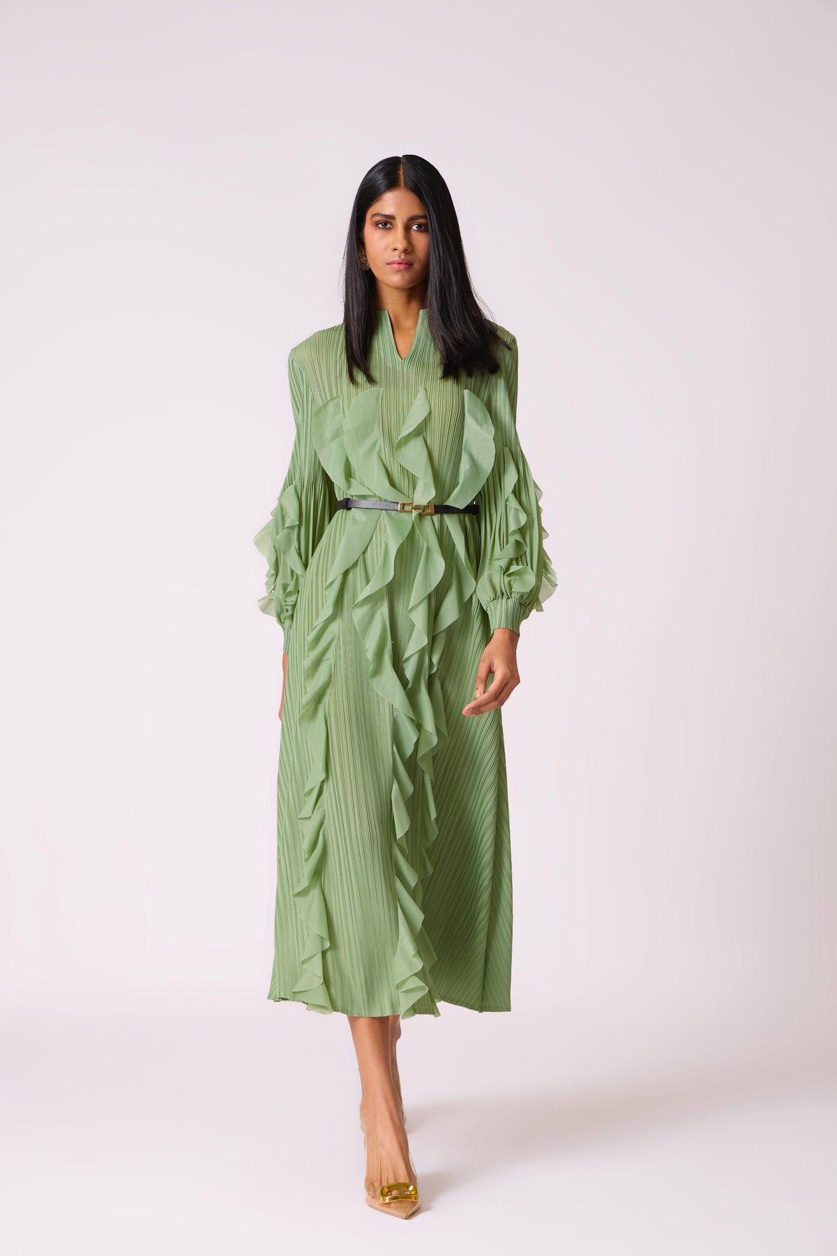 Zilia Dress - Sage Mint