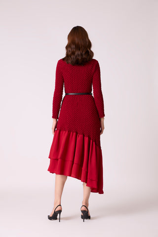 Odessa Dress - Dark Maroon