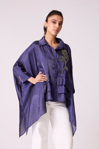Allegra Shirt - Deep Blue