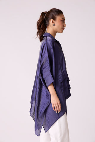 Allegra Shirt - Deep Blue