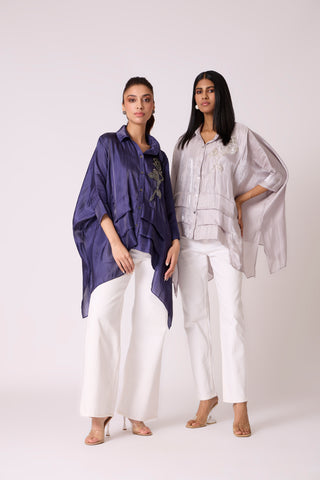 Allegra Shirt - Deep Blue