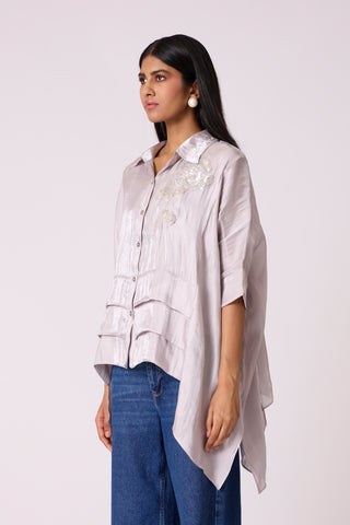 Allegra Shirt - Mercury Grey