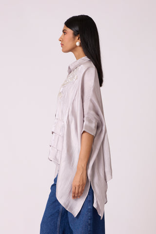 Allegra Shirt - Mercury Grey