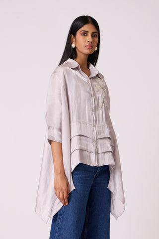 Allegra Shirt - Mercury Grey