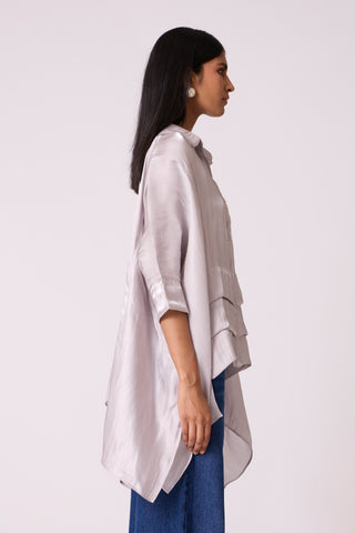 Allegra Shirt - Mercury Grey