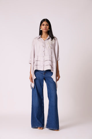 Allegra Shirt - Mercury Grey