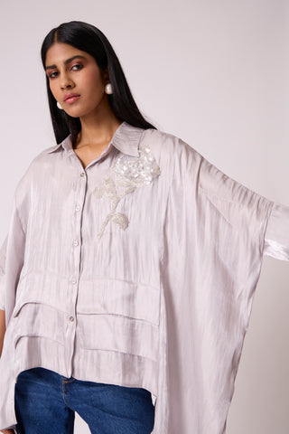 Allegra Shirt - Mercury Grey