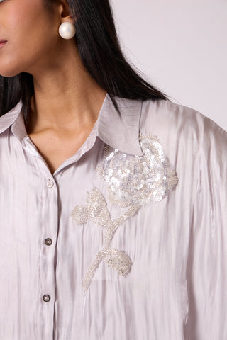 Allegra Shirt - Mercury Grey