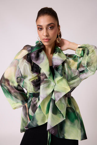 Cassidy Print Overlay - Green