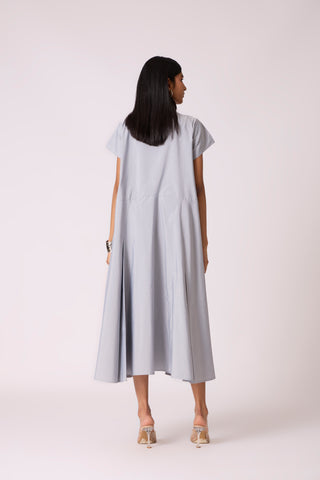 Jen Dress - Slate Blue Grey